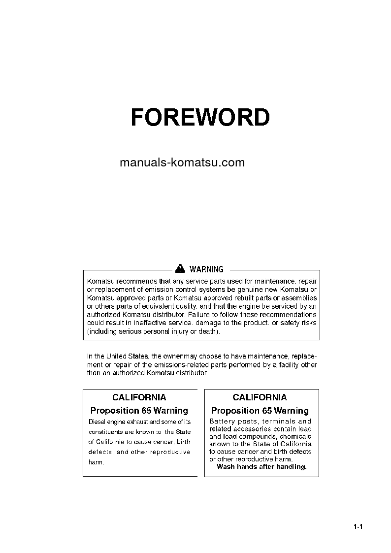 Protected: WA470-8(JPN) S/N 100001-100009 Operation manual (English)