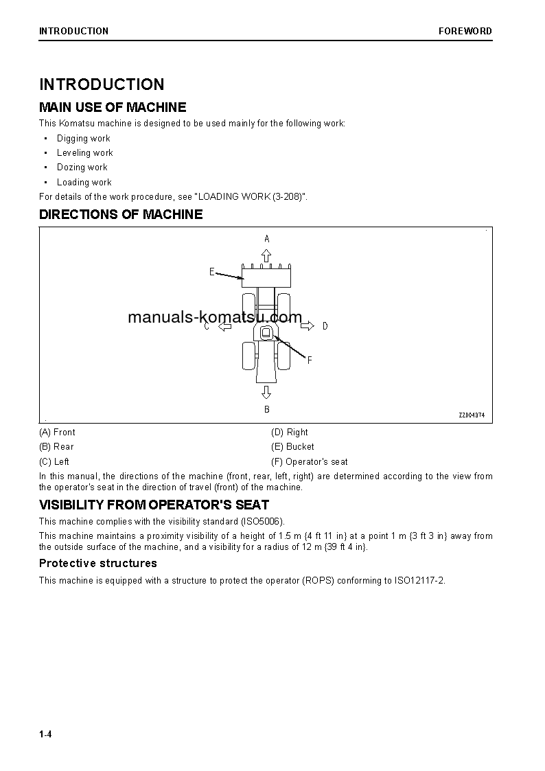 Protected: WA470-8(JPN) S/N 100001-100009 Operation manual (English)