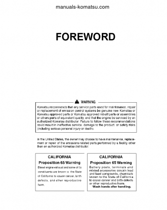 HM400-5(JPN) S/N 10001-10154 Operation manual (English)