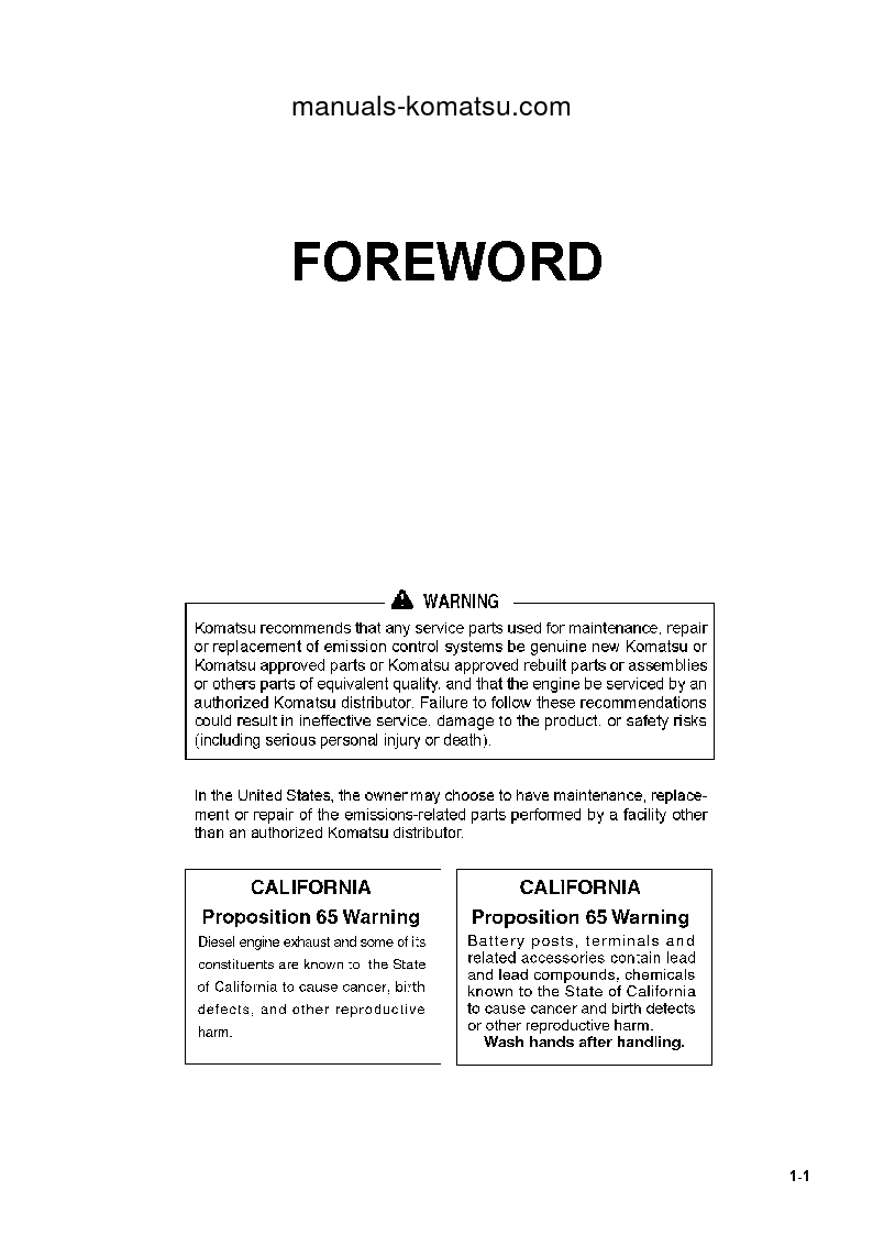 Protected: HM400-5(JPN) S/N 10001-10154 Operation manual (English)