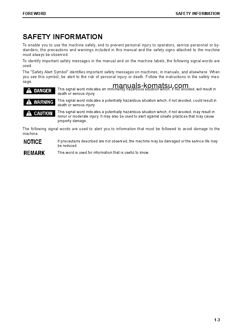 Protected: HM400-5(JPN) S/N 10001-10154 Operation manual (English)