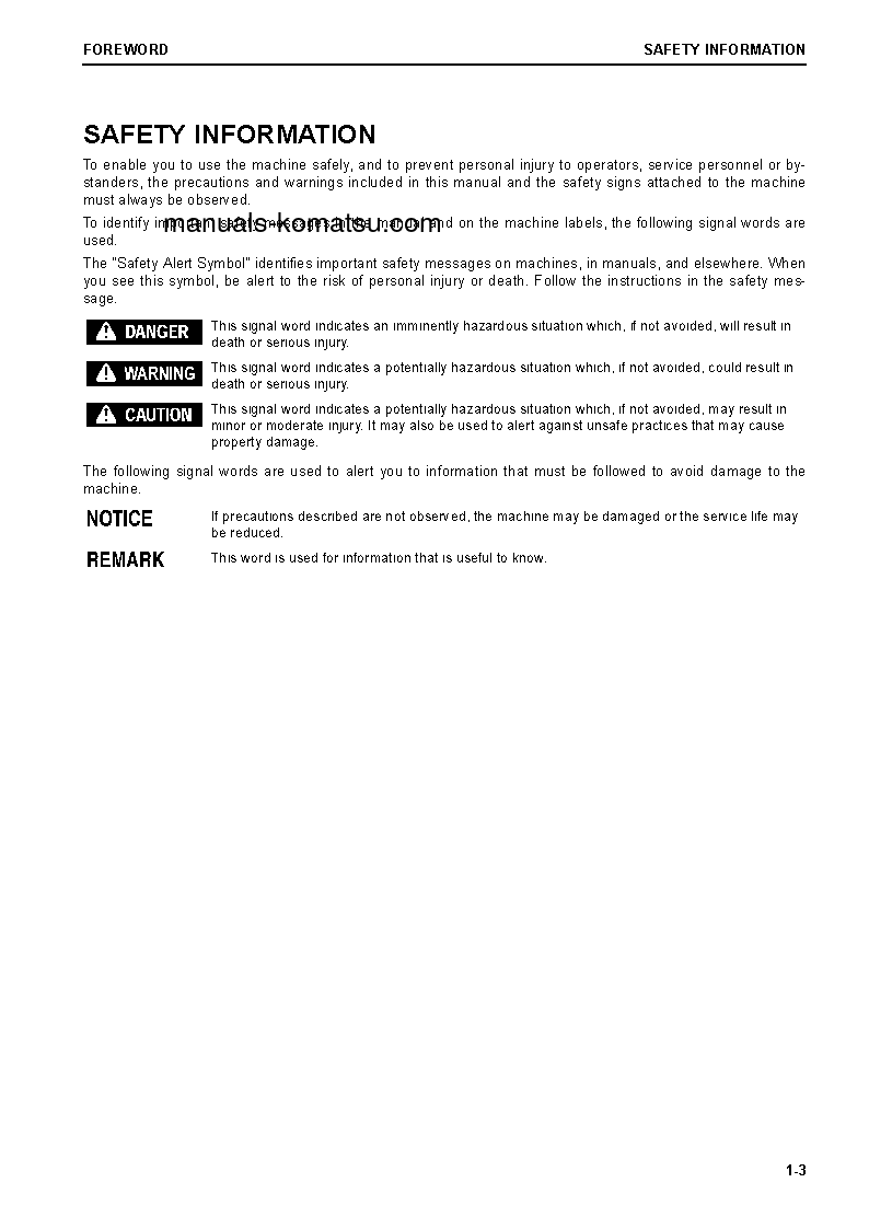 Protected: D85PX-18(JPN) S/N 22001-22060 Operation manual (English)