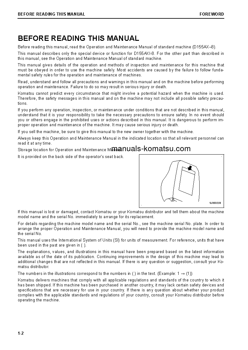 Protected: D155AXI-8(JPN) S/N 100040-UP Operation manual (English)