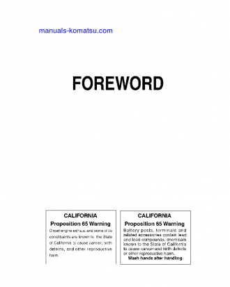 HD325-7(JPN) S/N 7967-8015 Operation manual (English)