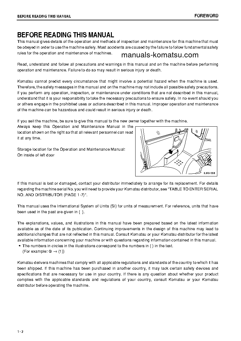 Protected: HD325-7(JPN) S/N 7967-8015 Operation manual (English)