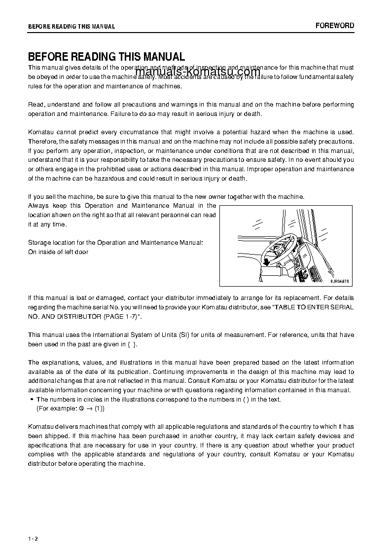 Protected: HD465-7(JPN)-E0 S/N 11310-11371 Operation manual (English)