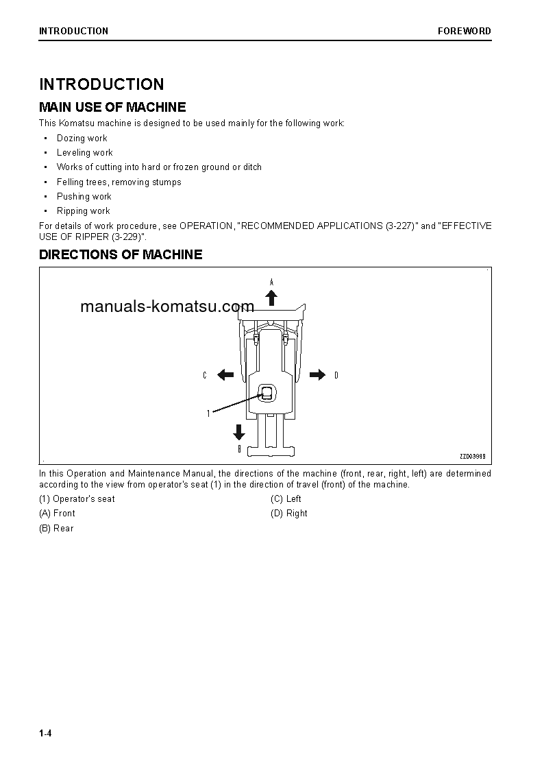 Protected: D155AX-8(JPN) S/N 100070-UP Operation manual (English)