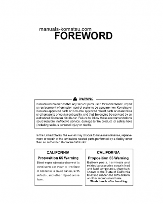 HM400-5(JPN) S/N 10155-UP Operation manual (English)