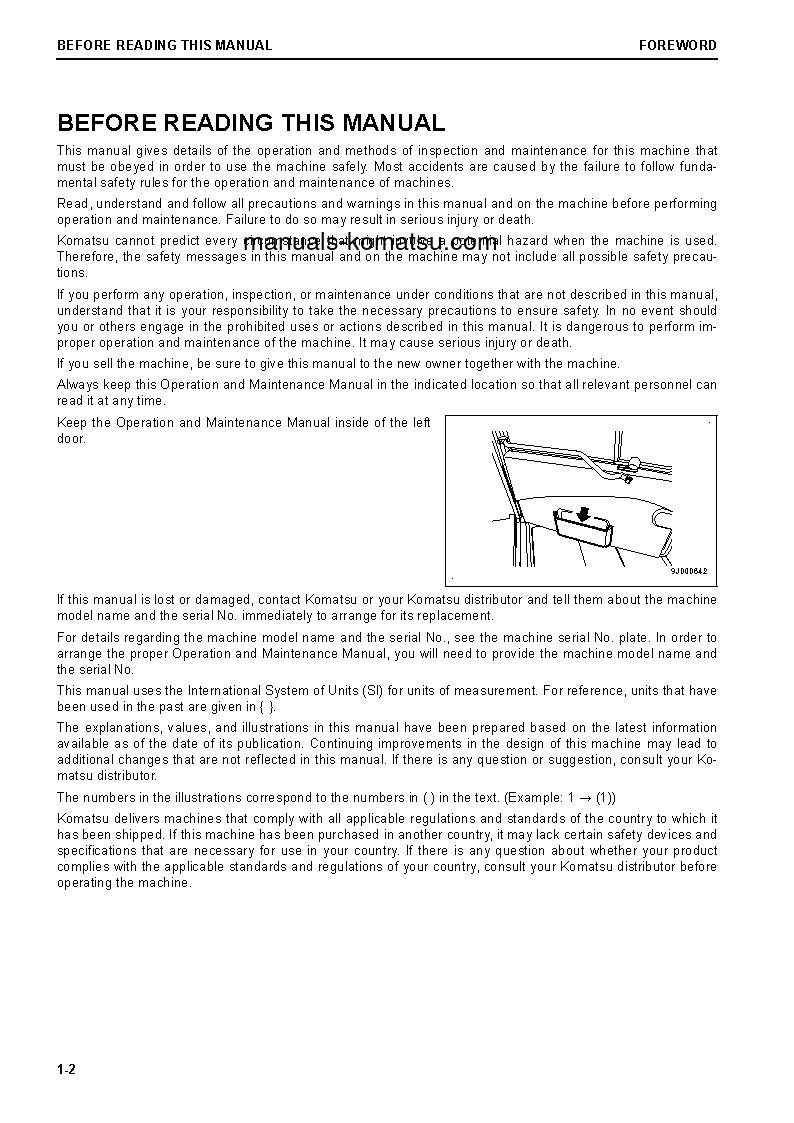 Protected: HM400-5(JPN) S/N 10155-10237 Operation manual (English)
