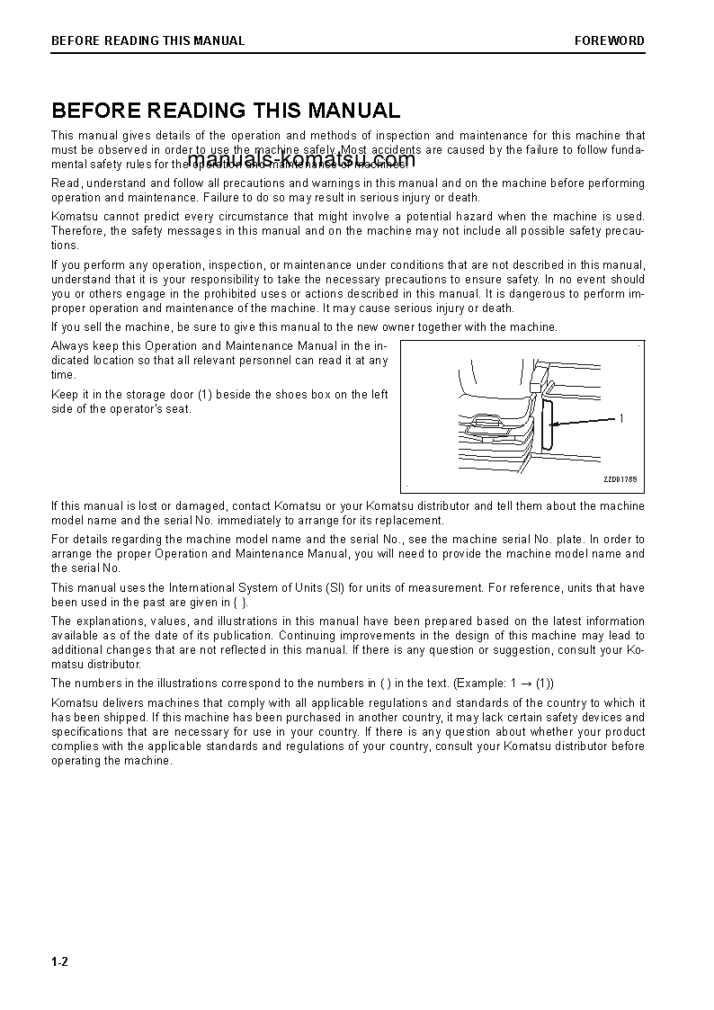 Protected: WA470-8(JPN) S/N 100010-UP Operation manual (English)