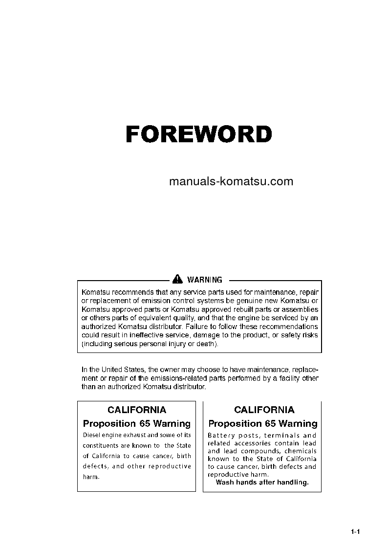 Protected: D61PX-23(JPN) S/N 31833-UP Operation manual (English)