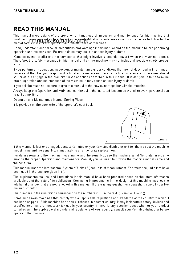 Protected: D61EX-24(JPN) S/N 40001-UP Operation manual (English)