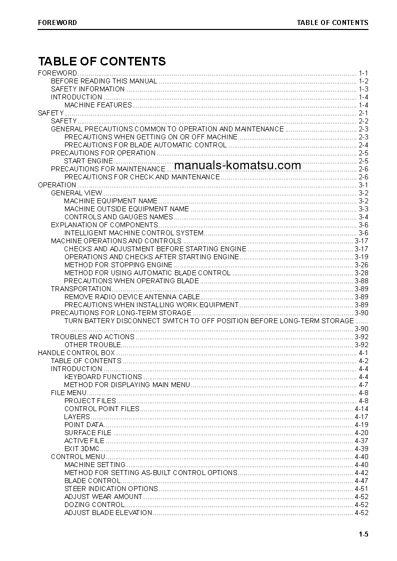Protected: D65PXI-18(JPN) S/N 90023-UP Operation manual (English)