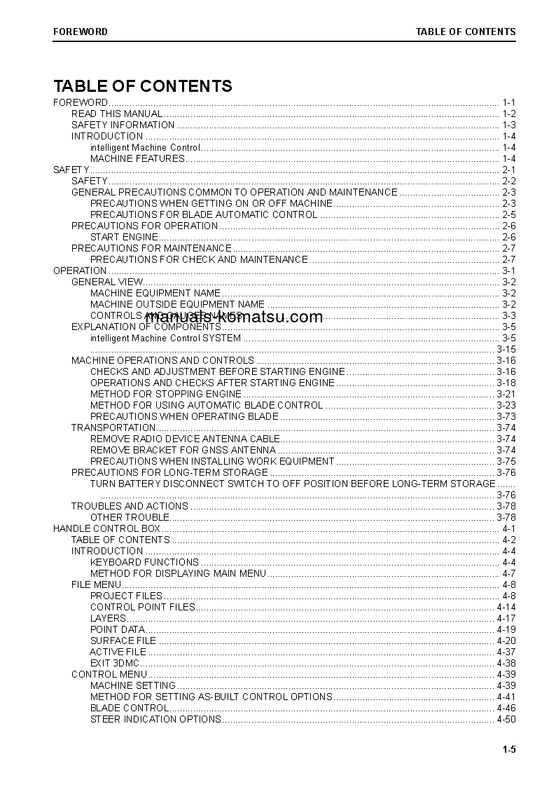 Protected: D85EXI-18(JPN) S/N 22083-23305 Operation manual (English)