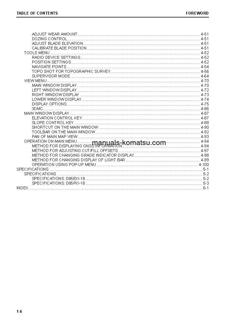 Protected: D85EXI-18(JPN) S/N 22083-23305 Operation manual (English)