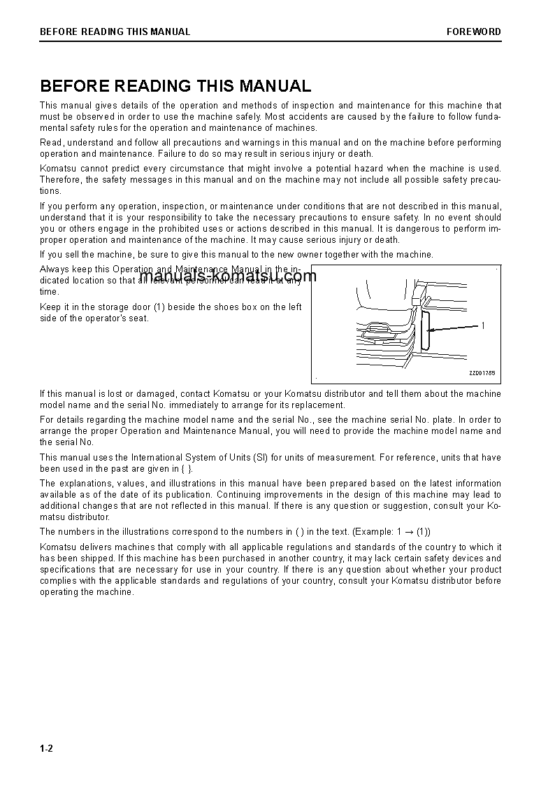 Protected: WA500-8(JPN) S/N 90001-UP Operation manual (English)