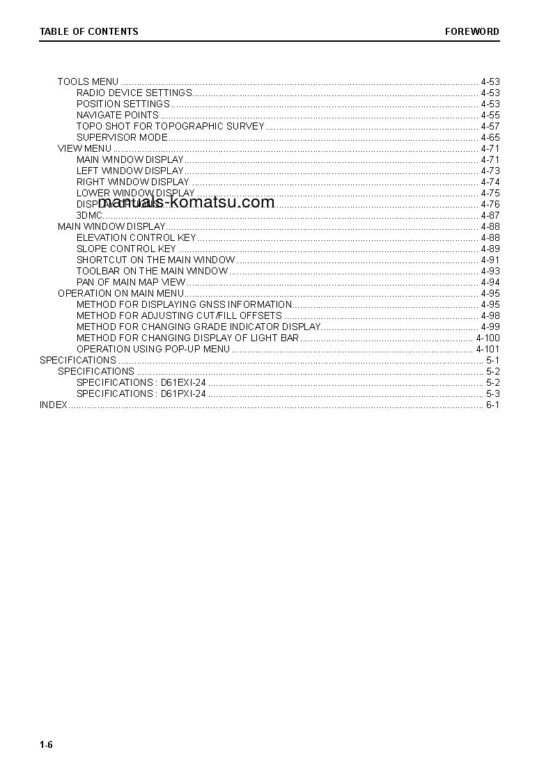 Protected: D61EXI-24(JPN) S/N 40001-UP Operation manual (English)