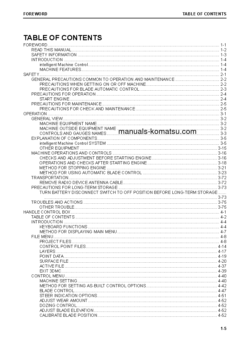 Protected: D61EXI-24(JPN) S/N 40001-40867 Operation manual (English)