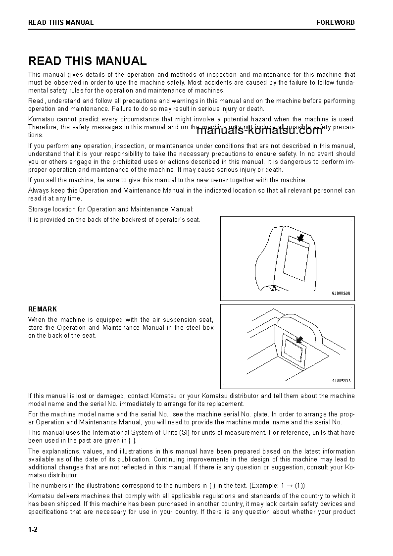 Protected: D37PX-24(JPN) S/N 85001-85141 Operation manual (English)