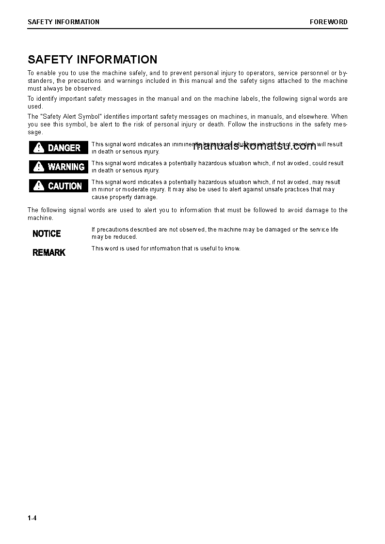 Protected: D37PX-24(JPN) S/N 85001-85141 Operation manual (English)