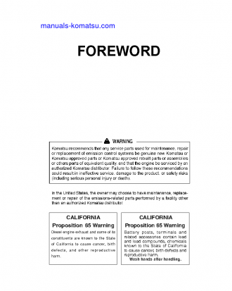 WA320-8(JPN) S/N 85001-85600 Operation manual (English)