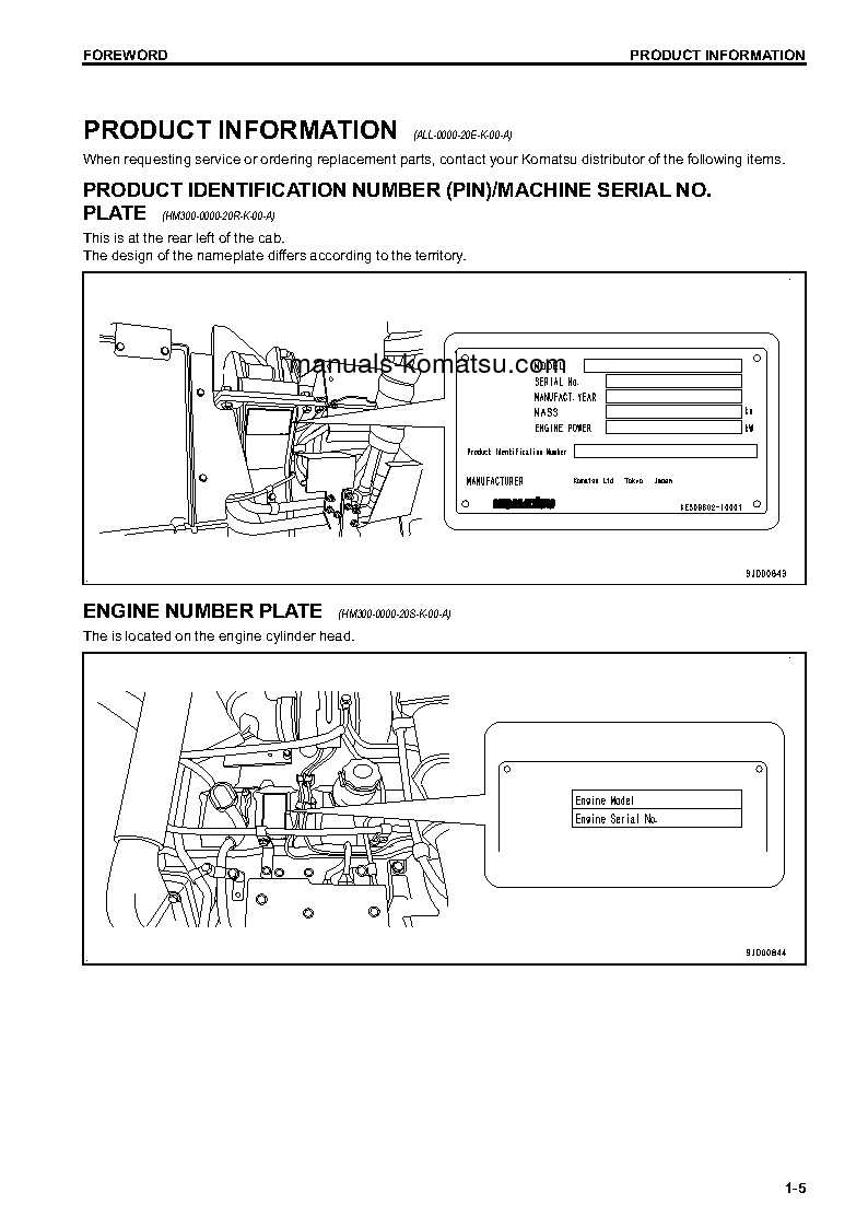 Protected: HM300-3(JPN) S/N 3746-UP Operation manual (English)