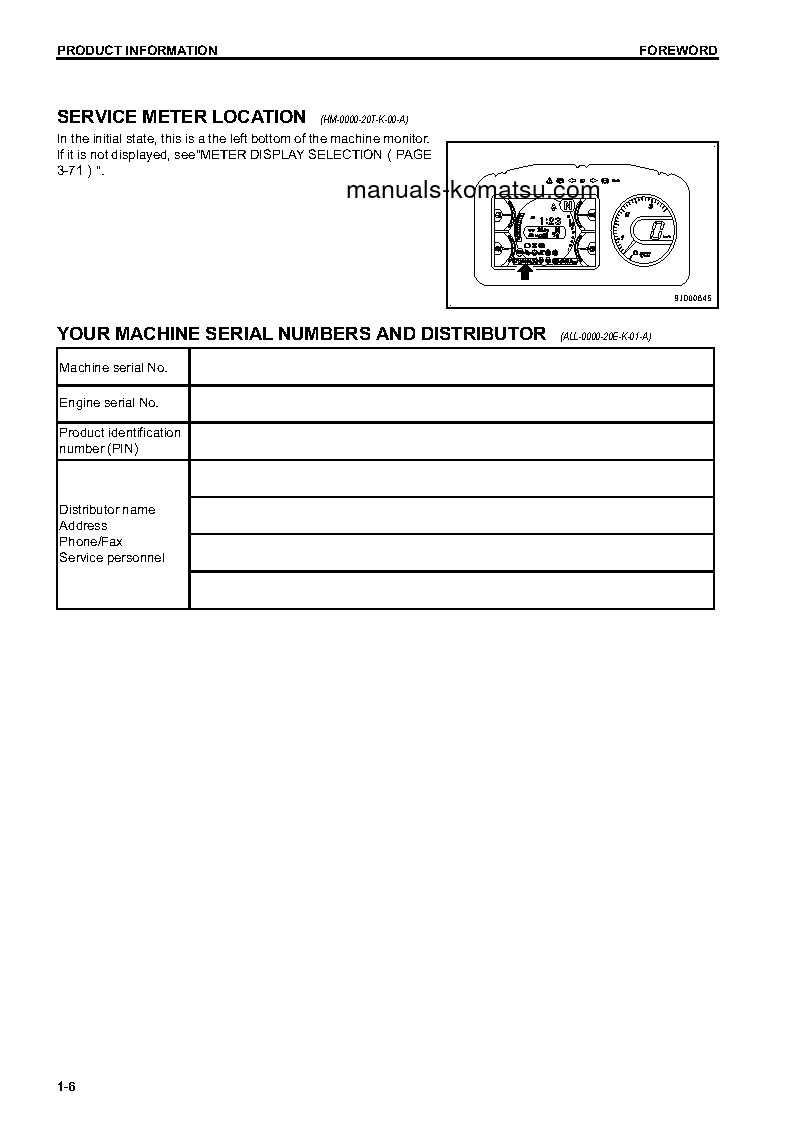 Protected: HM300-3(JPN) S/N 3746-UP Operation manual (English)