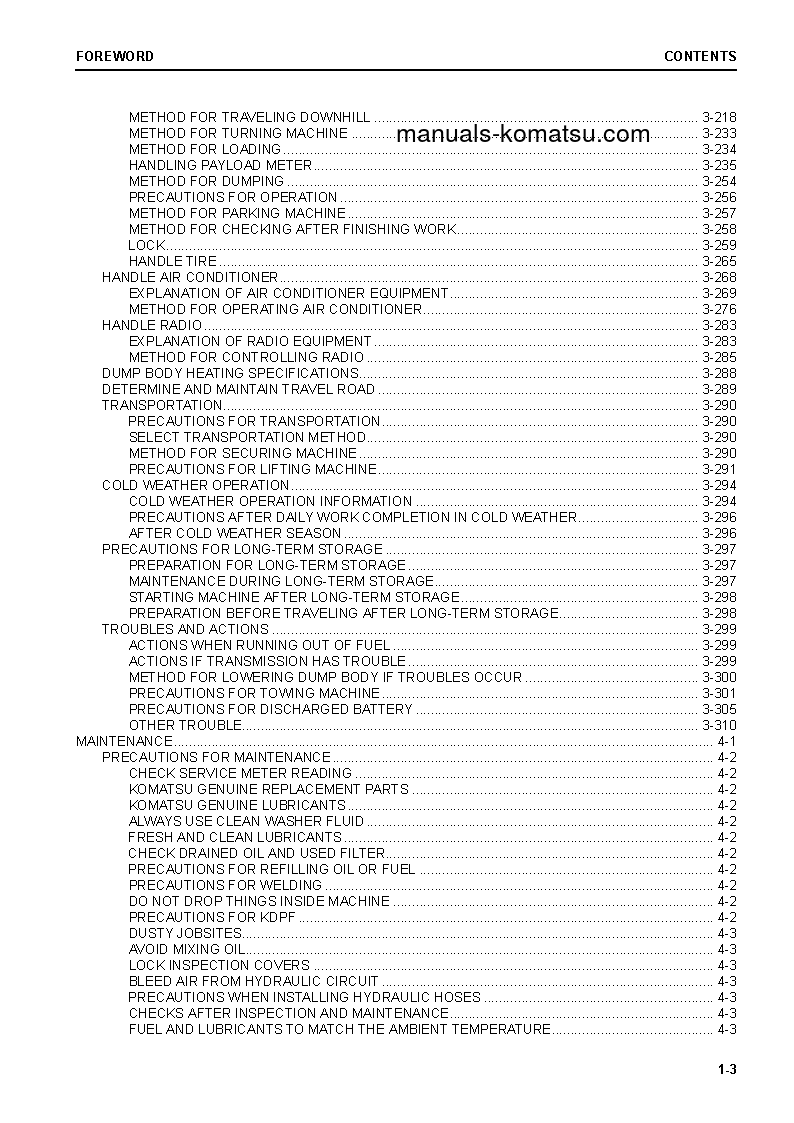 Protected: HD465-8(JPN) S/N 30001-UP Operation manual (English)