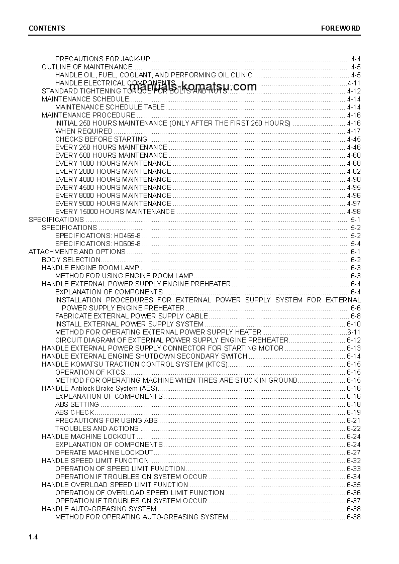 Protected: HD465-8(JPN) S/N 30001-UP Operation manual (English)