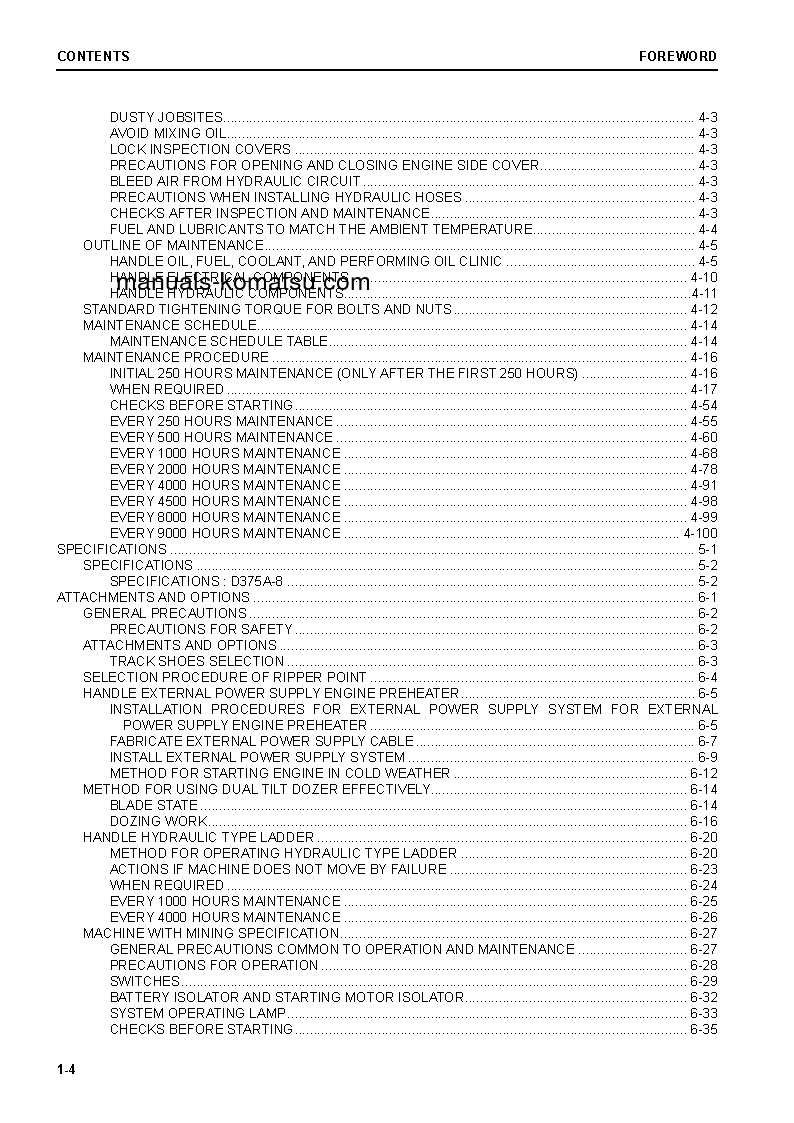 Protected: D375A-8(JPN) S/N 80001-UP Operation manual (English)