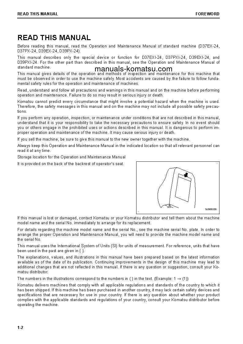 Protected: D39EXI-24(JPN) S/N 95497-96158 Operation manual (English)