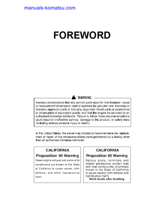 D51PX-24(JPN) S/N 10001-10626 Operation manual (English)