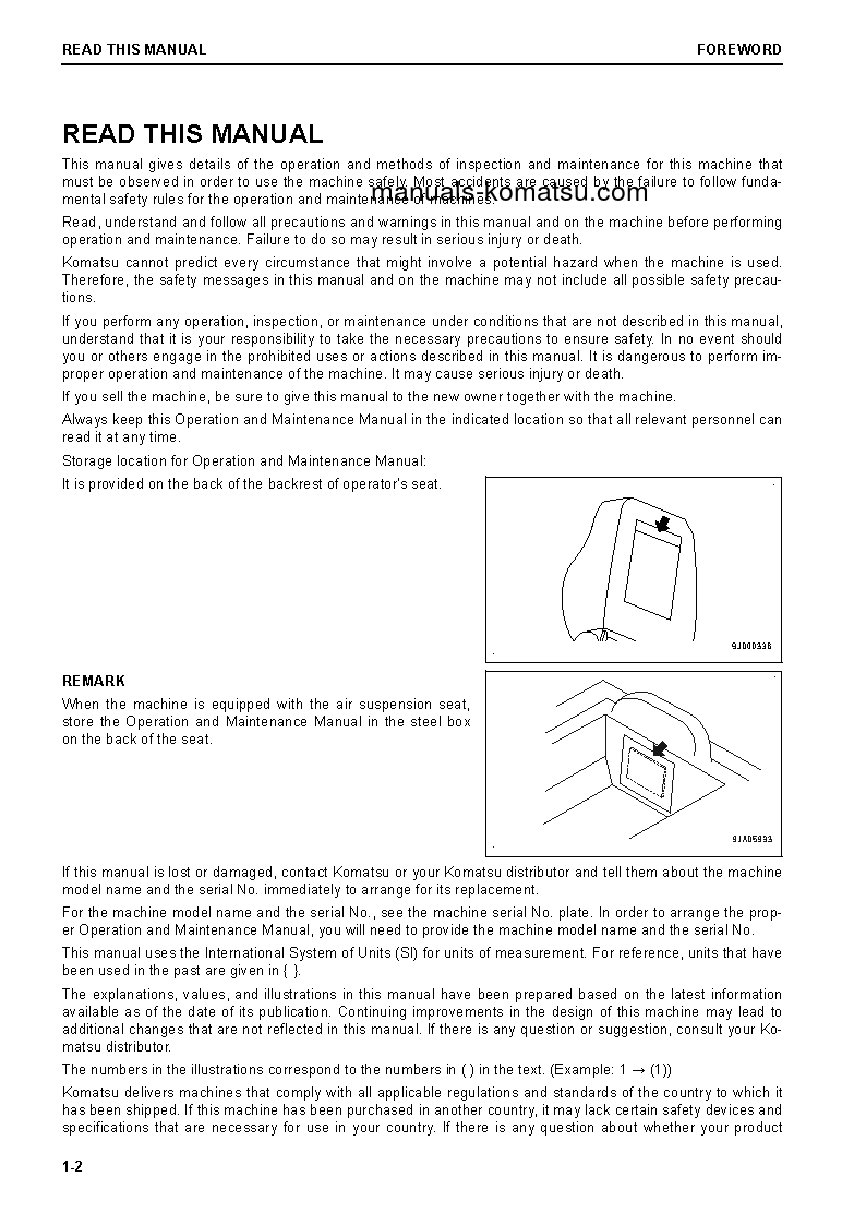 Protected: D51PX-24(JPN) S/N 10001-10626 Operation manual (English)