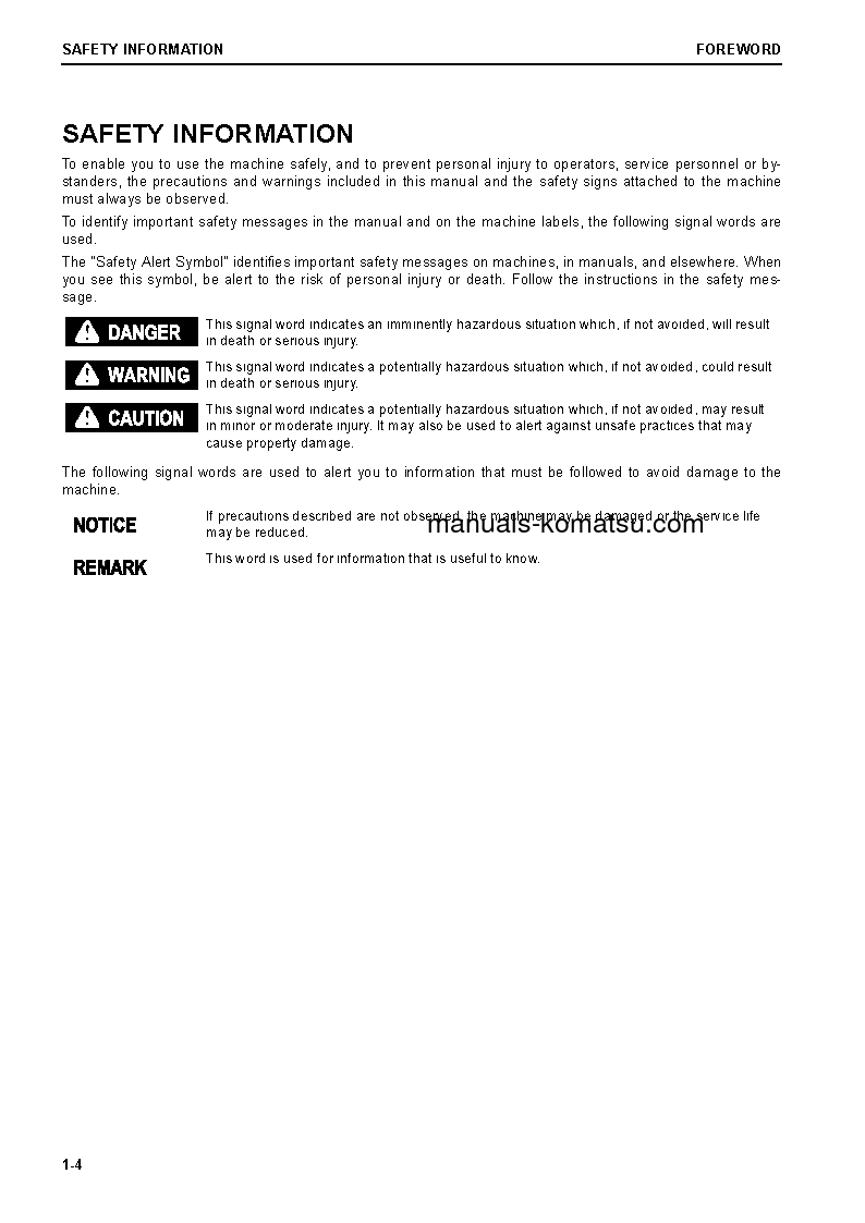 Protected: D51PX-24(JPN) S/N 10001-10626 Operation manual (English)