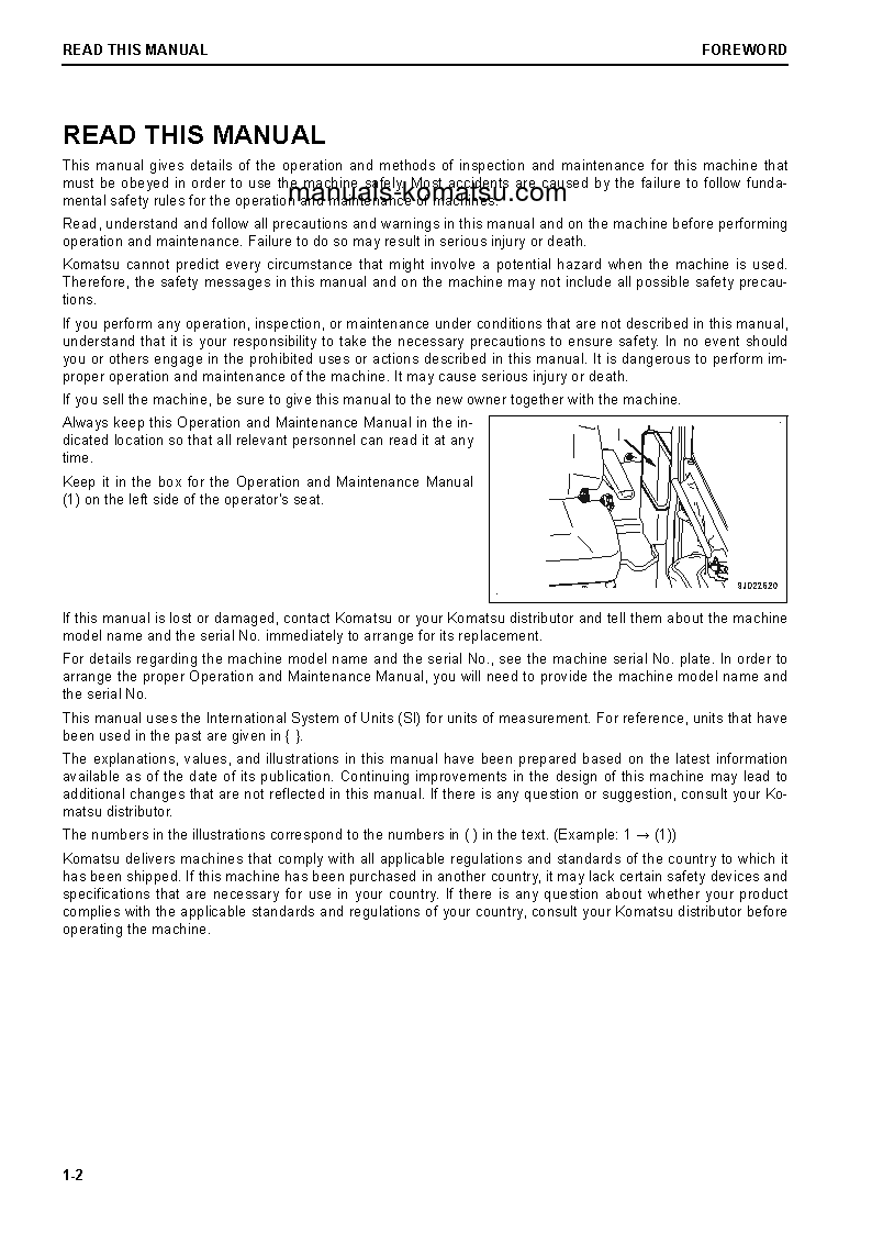 Protected: WA200-8(JPN) S/N 85001-85486 Operation manual (English)
