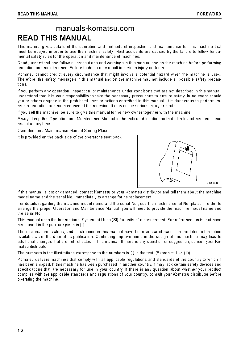 Protected: D65PX-18(JPN) S/N 90997-91309 Operation manual (English)