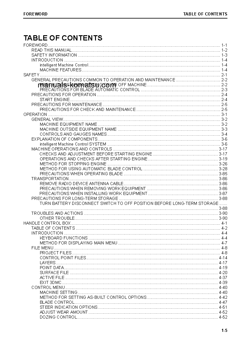 Protected: D65EXI-18(JPN) S/N 90997-91309 Operation manual (English)