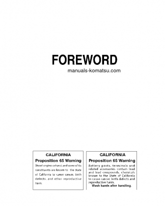 HD325-7(JPN) S/N 8016-UP Operation manual (English)