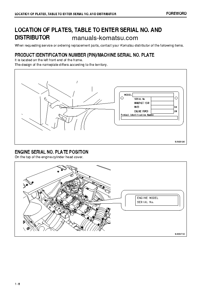 Protected: HD405-7(JPN) S/N 8016-UP Operation manual (English)