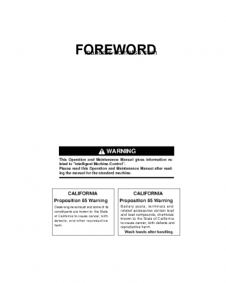 D65EXI-18(JPN) S/N 91448-91608 Operation manual (English)