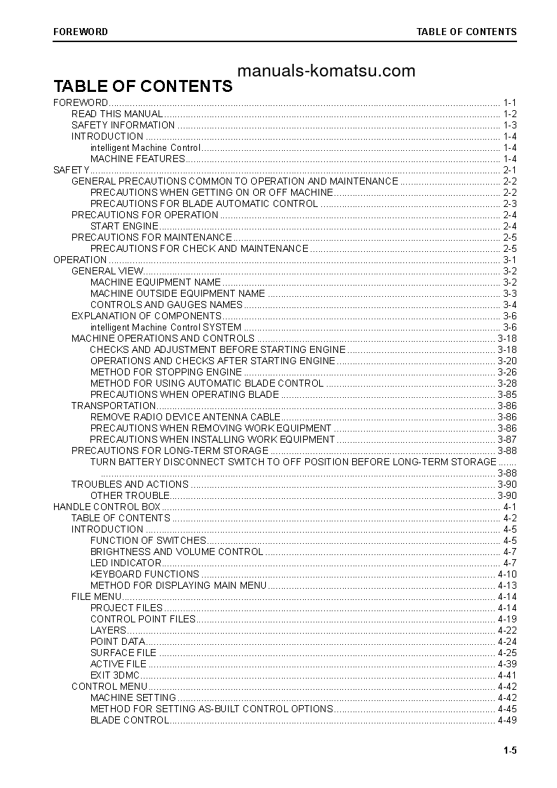 Protected: D65EXI-18(JPN) S/N 91448-91608 Operation manual (English)
