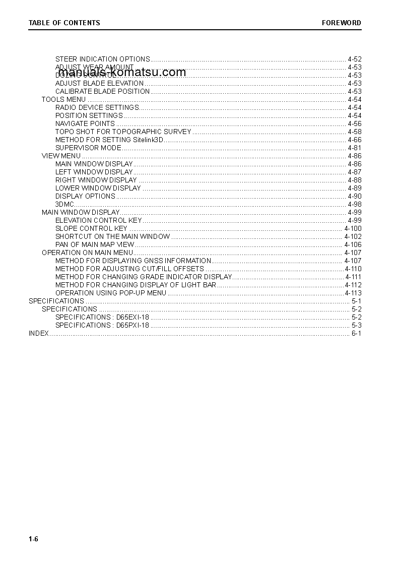 Protected: D65EXI-18(JPN) S/N 91448-91608 Operation manual (English)