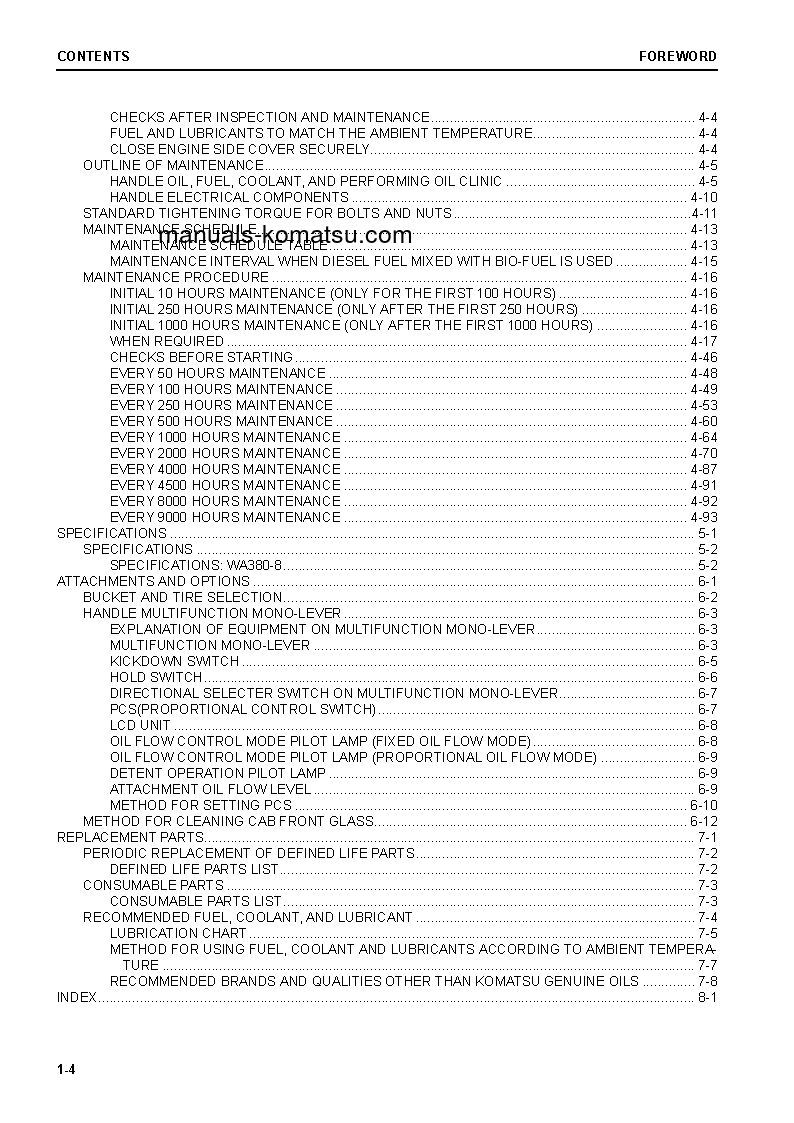 Protected: WA380-8(JPN) S/N 15455-15796 Operation manual (English)
