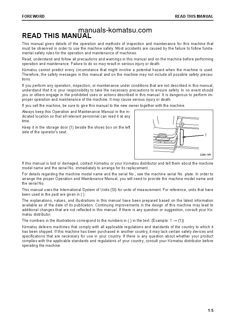 Protected: WA380-8(JPN) S/N 15455-15796 Operation manual (English)