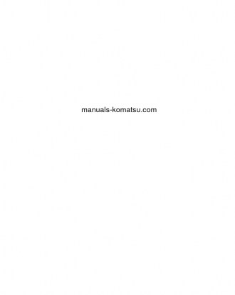 WA470-8(JPN) S/N 100302-UP Operation manual (English)