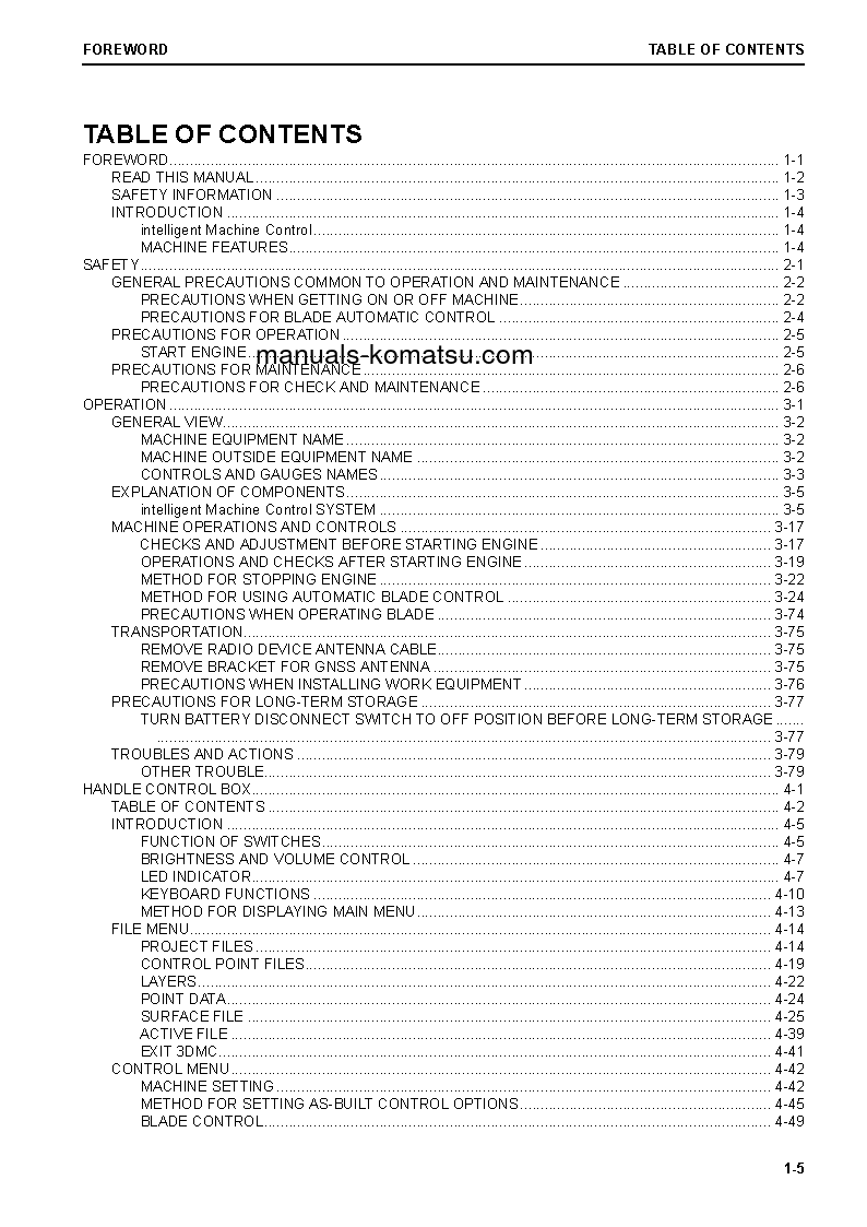 Protected: D85PXI-18(JPN) S/N 23306-UP Operation manual (English)