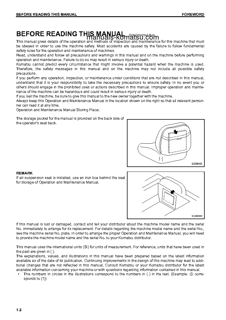 Protected: D37PX-23(JPN) S/N 81043-UP Operation manual (English)