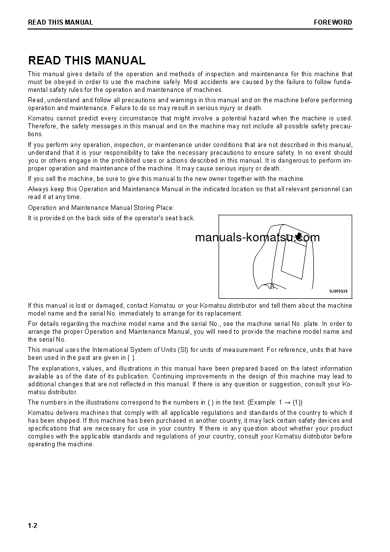 Protected: D65PX-18(JPN) S/N 90843-90996 Operation manual (English)