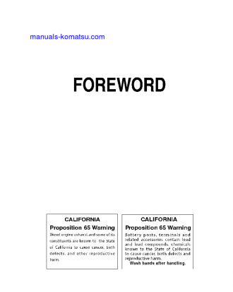 D31PX-22(JPN) S/N 61776-UP Operation manual (English)