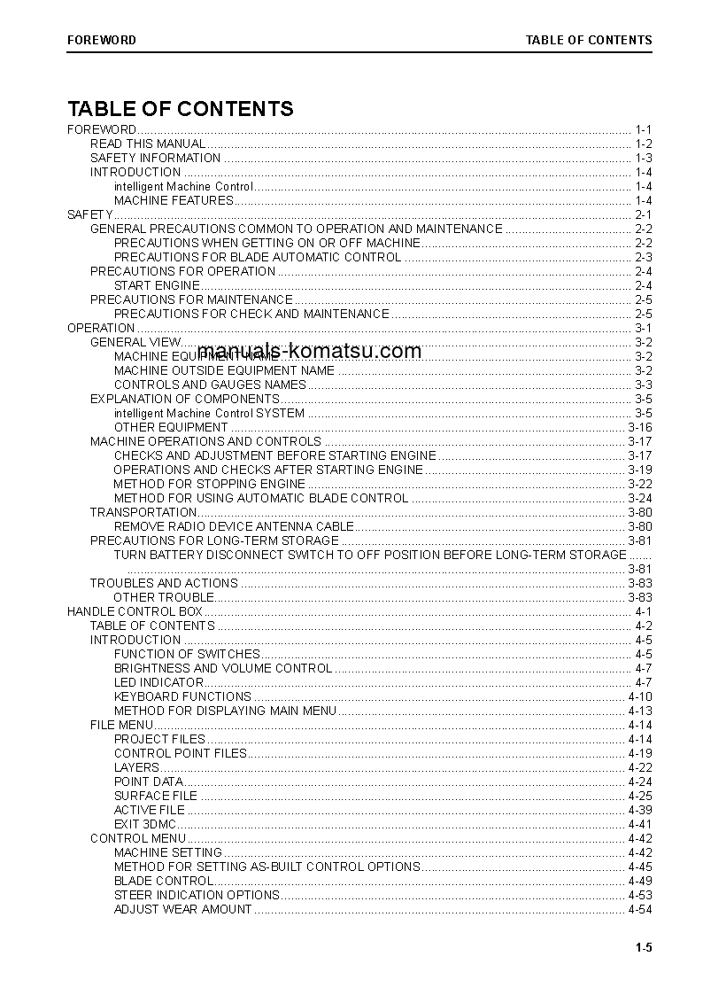 Protected: D61EXI-24(JPN) S/N 40904-UP Operation manual (English)